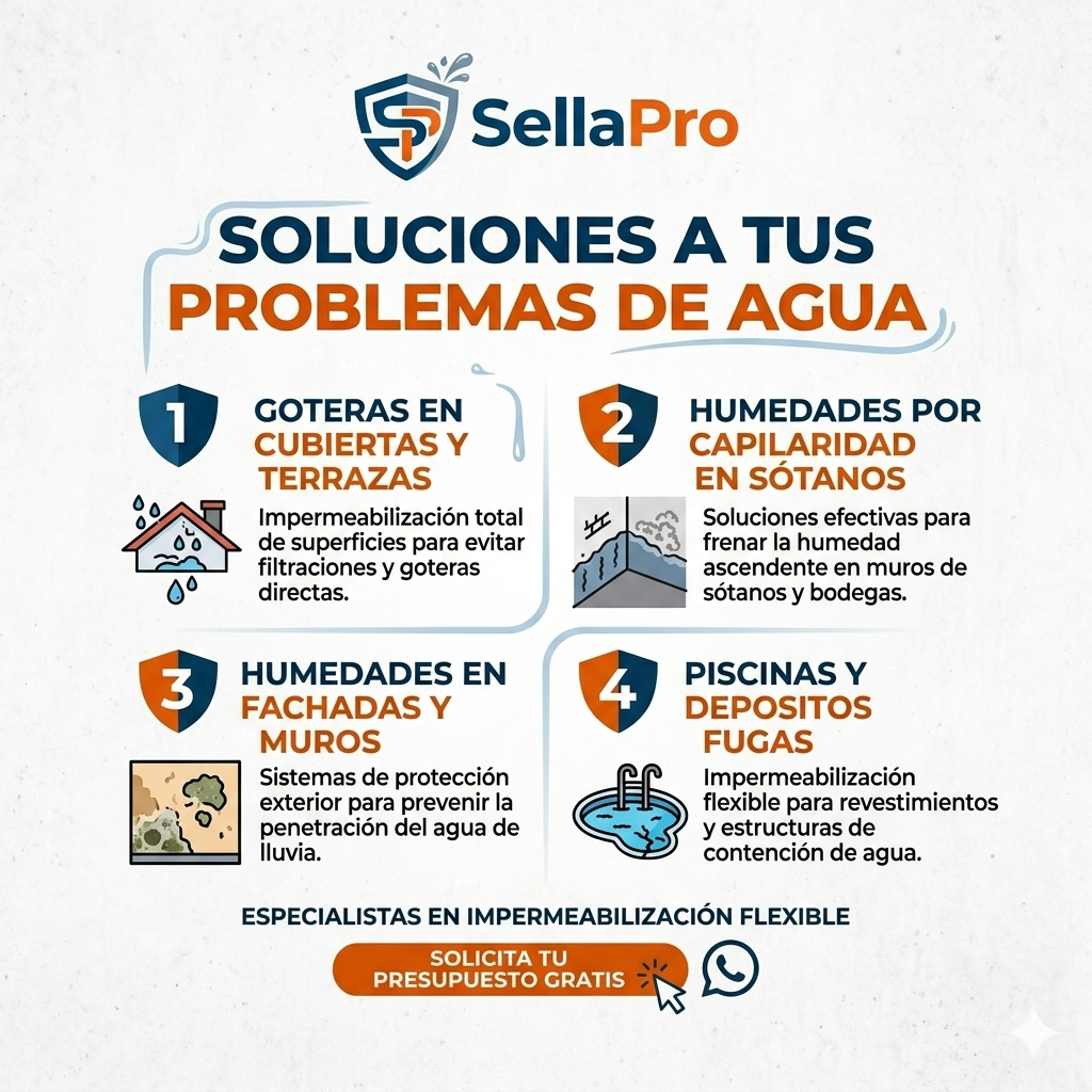 Kit SellaPro Membrana Elástica Impermeable (Bolsa 5 kg + Accesorios)